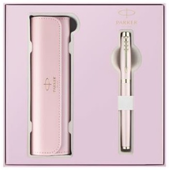 IM Pink Fantasy Gold Trim Pearl Pen + Hydrangea Floral Gift Box