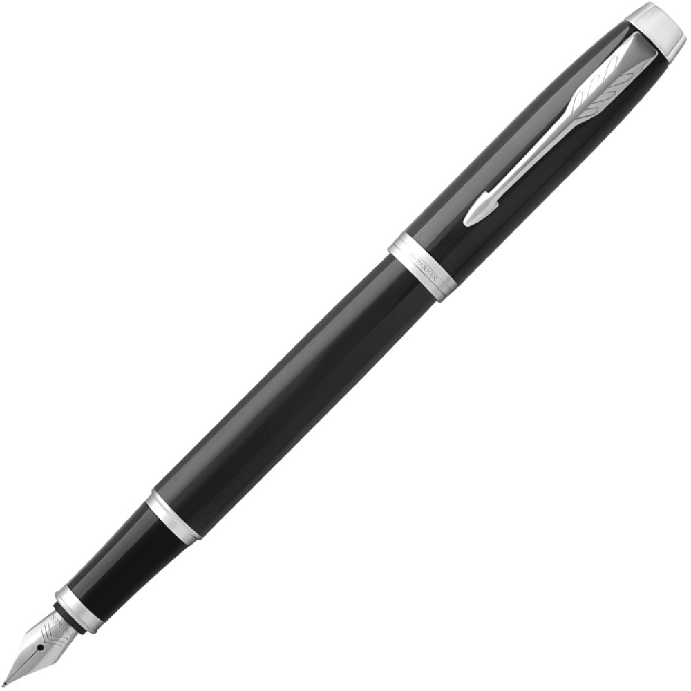 Набор Parker 2020: ручка перьевая Parker IM Core F321, Black CT (Перо M) + чехол для ручки