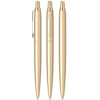 Подарочный набор: Ручка шариковая Parker Jotter Monochrome XL SE20, Gold GT + Ежедневник Gold GS