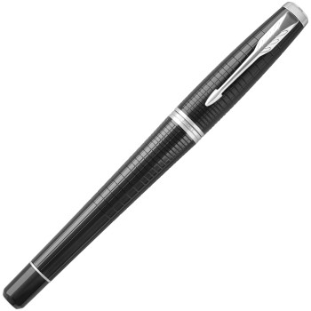 Ручка перьевая Parker Urban Premium F312, Ebony Metal CT (Перо F)