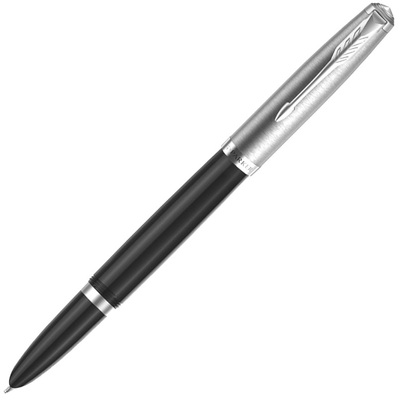 Ручка перьевая Parker 51 Core, Black CT (Перо F) 2123491 Ручка перьевая Parker 51 Core, Black CT (Перо F) 2123491
