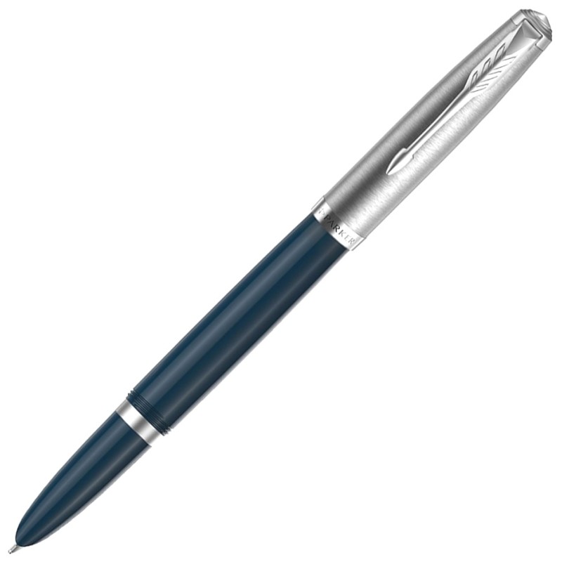 Ручка перьевая Parker 51 Core, Midnight Blue CT (Перо F) 2123501 Ручка перьевая Parker 51 Core, Midnight Blue CT (Перо F) 2123501