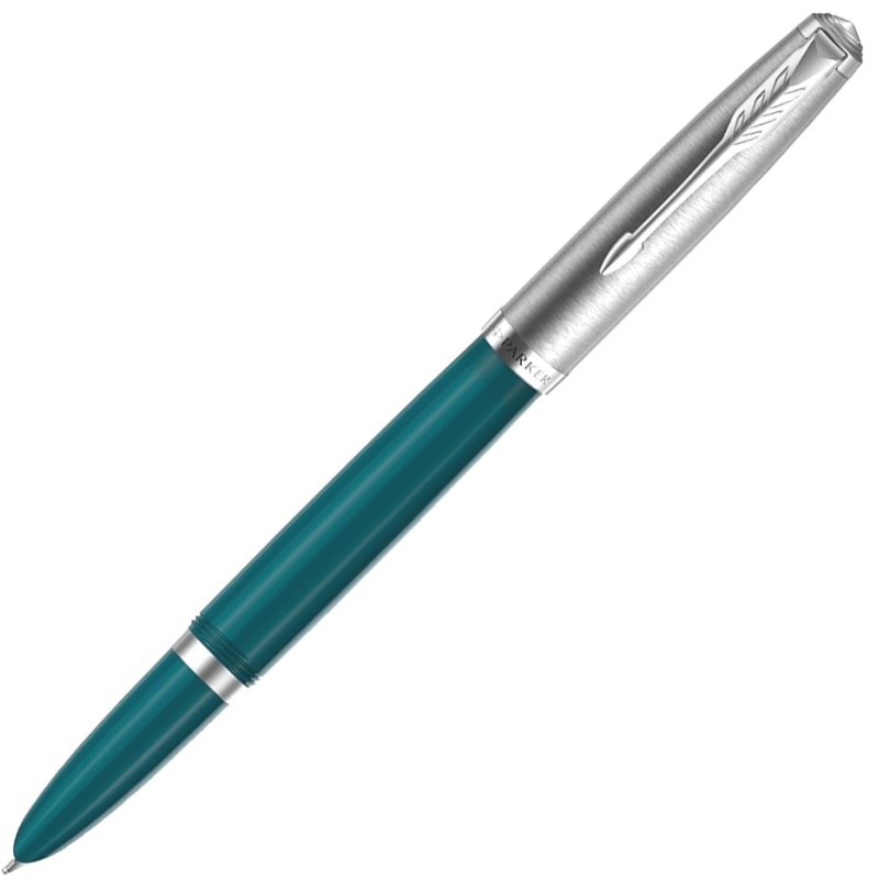 Ручка перьевая Parker 51 Core, Teal Blue CT (Перо F) 2123506 Ручка перьевая Parker 51 Core, Teal Blue CT (Перо F) 2123506